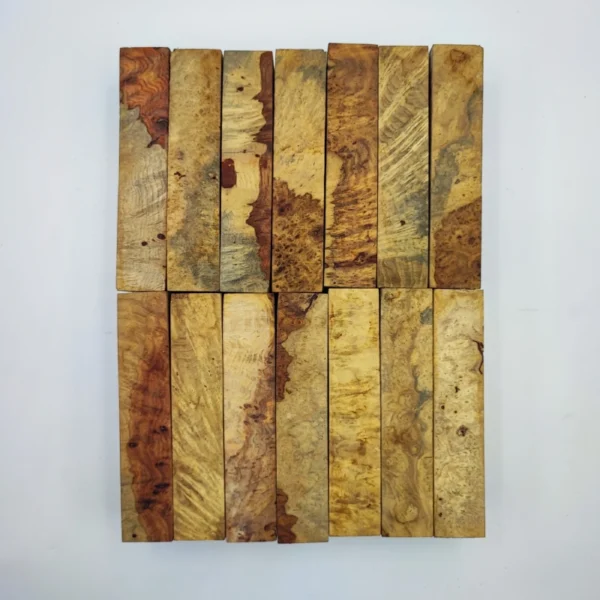 Natúr amboyna tömb