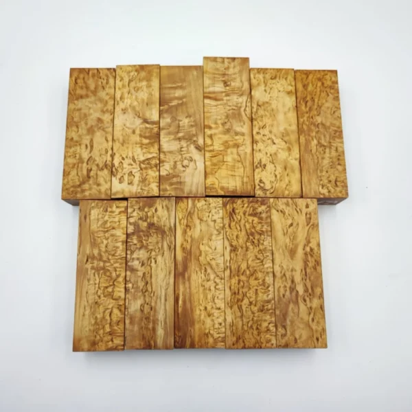 Stabilizált karéliai nyír markolatanyag tömb 148x35x28 ± 2 [mm] - Image 2