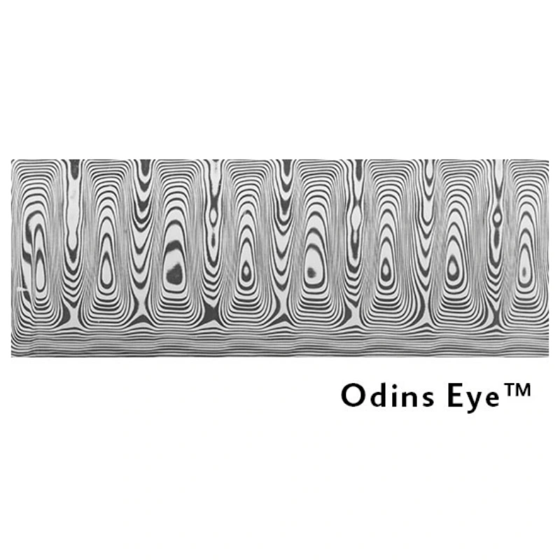 Damasteel DS93X damaszkolt acél – Odins Eye™