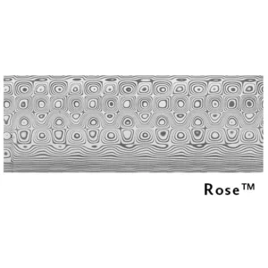 Damaszkolt acél késalapanyag Damasteel Rose