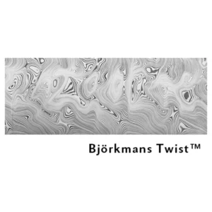 Damasteel® DS93X damaszkolt acél – Björkmans Twist ™ – 30 × 3 [mm] – CM-re rendelhető