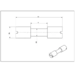 Corby csavar D6/4 [mm] × 25 [mm], 1 pár